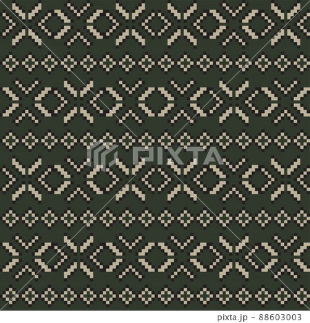 Christmas Fair Isle Seamless Pattern Design Christmas Fair Isle Seamless Pattern Design 88603003