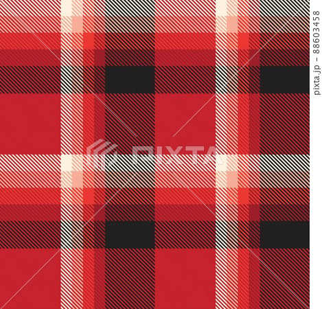 Red Ombre Plaid textured Seamless Pattern 88603458
