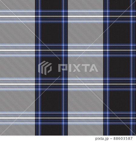 Blue Ombre Plaid textured Seamless Pattern 88603587