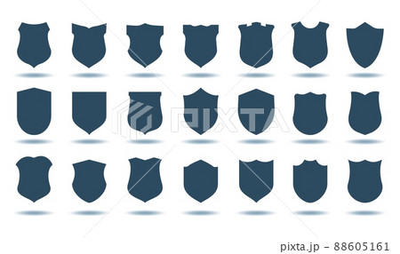Gothic shield shapes 88605161