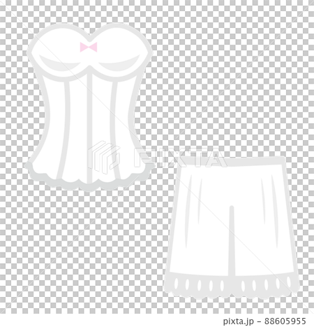 ブライダルインナーの上下セット 88605955