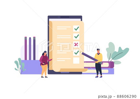 Personal plans checklist. Successful application mobile to do list important achievement work calendar business assessment check complete mark Personal plans checklist. Successful application mobile to do list important achievement work calendar business assessment check complete mark 88606290