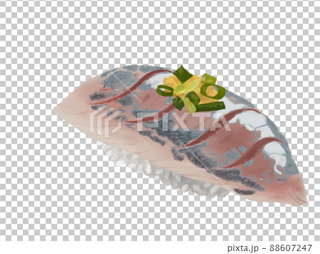 握壽司和竹莢魚 88607247