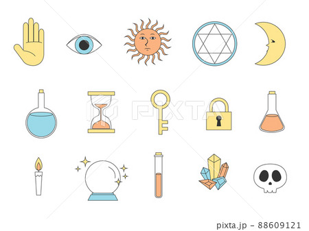 シンプルなオカルトモチーフ 88609121