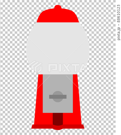 無主線口香糖扭蛋機插畫素材 88610123
