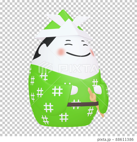 戴著摺紙頭盔的兒童節彩蛋人物插圖素材(1_3)淺綠色 戴著摺紙頭盔的兒童節彩蛋人物插圖素材(1_3)淺綠色 88611386