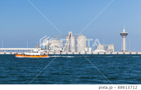 Ras Al Khair port view, Saudi Arabia Ras Al Khair port view, Saudi Arabia 88613712