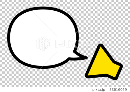 擴音器和講話泡泡 88616059