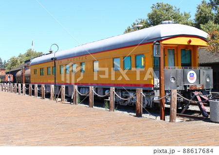 Union Pacific historic train in Sacramento Union Pacific historic train in Sacramento 88617684