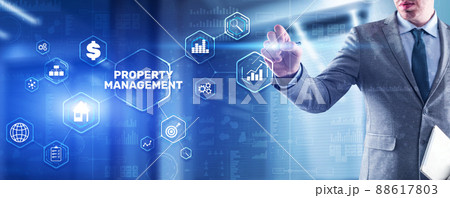 Property management. Maintenance and oversight of real estate and physical property 88617803