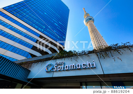 東京　墨田区　東京スカイツリーとソラマチ 88619204