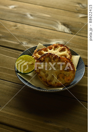 れんこんのはさみ焼き れんこんのはさみ焼き 88622415