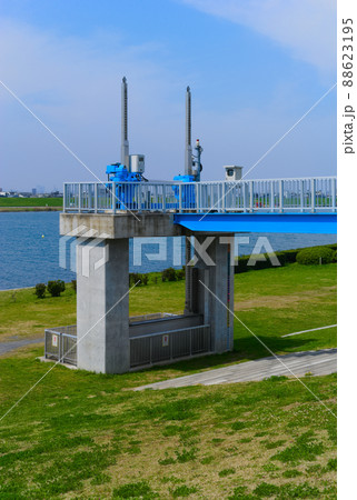 千葉県市川市大和田排水樋管 88623195