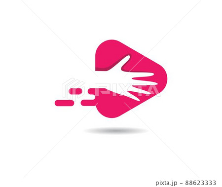 Vector play button icon 88623333