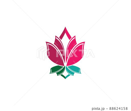 Lotus symbol vector icon Lotus symbol vector icon 88624158