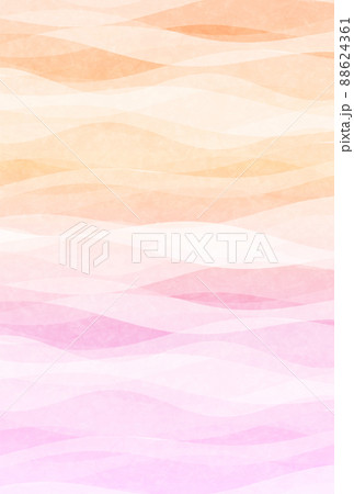 波 春 和柄 背景 波 春 和柄 背景 88624361