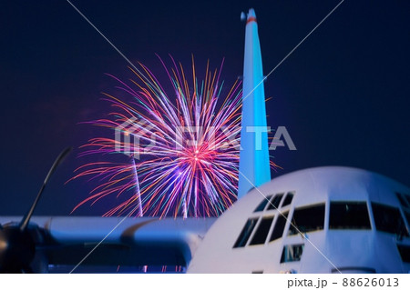 横田基地 友好祭の花火 横田基地 友好祭の花火 88626013