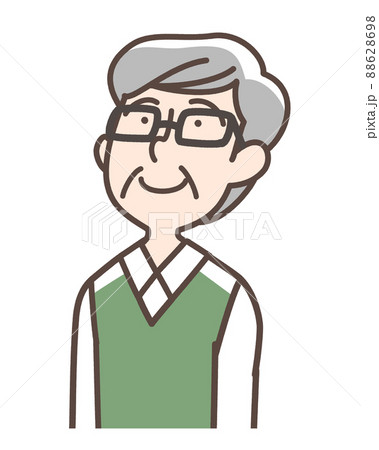 上を向いている男性 上を向いている男性 88628698