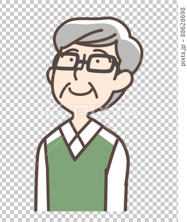 上を向いている男性 上を向いている男性 88628698