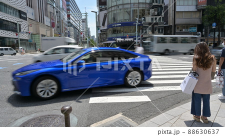 夏の陽射し（東京都中央区銀座）※高画質 88630637