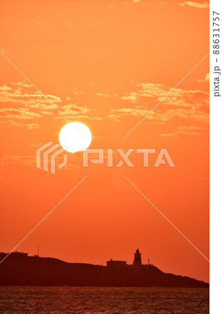 lighthouse and sunset 88631757