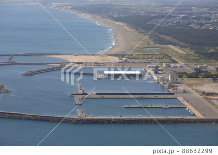 空から観た三沢漁港(青森県三沢市) 空から観た三沢漁港(青森県三沢市) 88632299