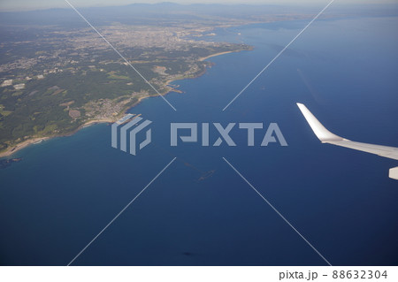 空から観た大久喜漁港（青森県） 88632304