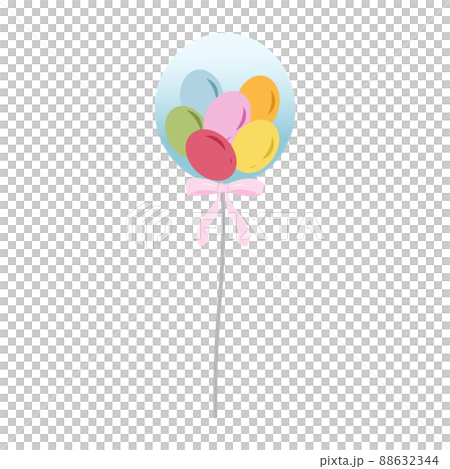 カラフルなインサイダーバルーンのイラスト カラフルなインサイダーバルーンのイラスト 88632344