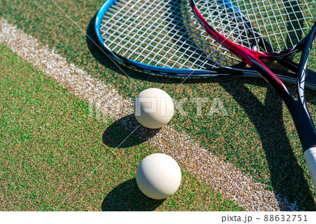 ソフトテニスボールの写真素材 [88632751] - PIXTA