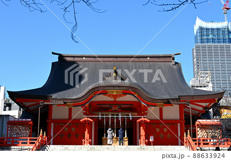 花園神社(正面) 東京都新宿区【高画質】初詣のイメージ 花園神社(正面) 東京都新宿区【高画質】初詣のイメージ 88633924