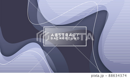 Colorful liquid and geometric background with fluid gradient shapes 88634374