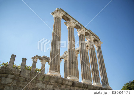 PORTUGAL ALENTEJO EVORA ROMAN TEMPLE PORTUGAL ALENTEJO EVORA ROMAN TEMPLE 88634475