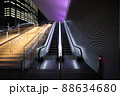 東京駅グランルーフの階段とエスカレーター 88634680