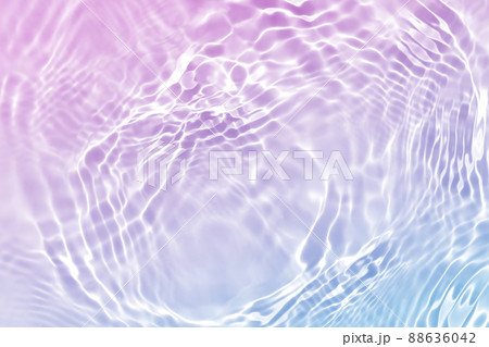 水 波 青 ピンク テクスチャ 背景 88636042