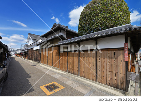 城之門筋の景色　富田林市富田林重要伝統的建造物群保存地区（大阪府富田林市） 88636503