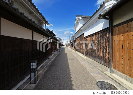 城之門筋の景色　富田林市富田林重要伝統的建造物群保存地区（大阪府富田林市） 88636506