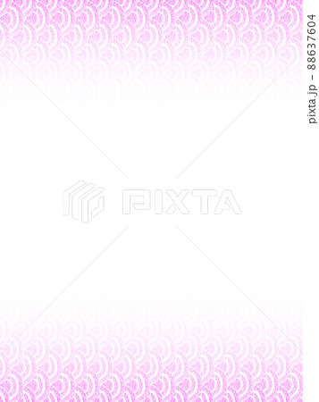 背景素材 オイルパステルで描かれた鱗柄 桃色 中央から上下に濃くなるグラデーション 縦 他色有 背景素材 オイルパステルで描かれた鱗柄 桃色 中央から上下に濃くなるグラデーション 縦 他色有 88637604