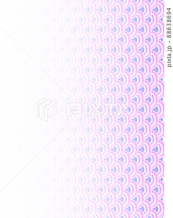 背景素材 オイルパステルで描かれた鱗柄 紫色系 左から右に濃くなるグラデーション 縦 他色有 背景素材 オイルパステルで描かれた鱗柄 紫色系 左から右に濃くなるグラデーション 縦 他色有 88638694