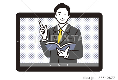 人物 オンライン男性講師イメージ 88640877