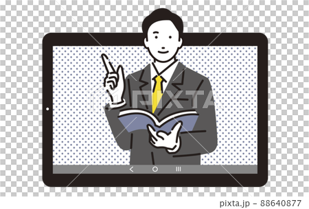 人物 オンライン男性講師イメージ 88640877