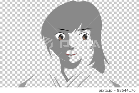 着物を着た女の子のイラスト（2） 88644176