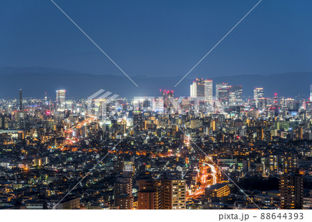《愛知県》名古屋都市風景 夜景 《愛知県》名古屋都市風景 夜景 88644393