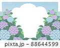 晴れの日の紫陽花のイラスト 88644599