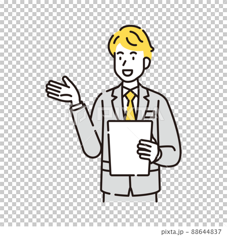 Person illustration line drawing Person illustration line drawing 88644837
