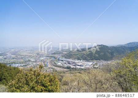 弁天山の山頂から見た景色(群馬県藤岡市) 弁天山の山頂から見た景色(群馬県藤岡市) 88646517