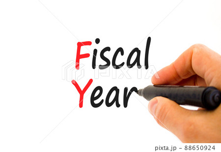 FY Fiscal year symbol. Concept words FY Fiscal year on white paper. Businessman hand with marker. Beautiful white background. Business and FY fiscal year concept. FY Fiscal year symbol. Concept words FY Fiscal year on white paper. Businessman hand with marker. Beautiful white background. Business and FY fiscal year concept. 88650924