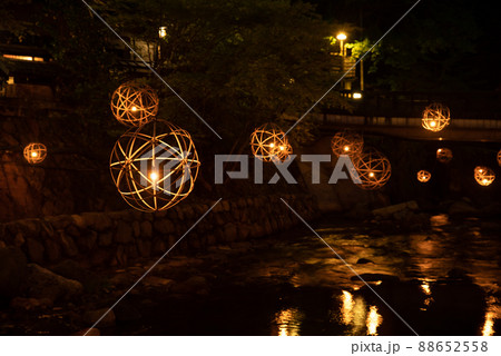 黒川温泉の竹灯り 88652558