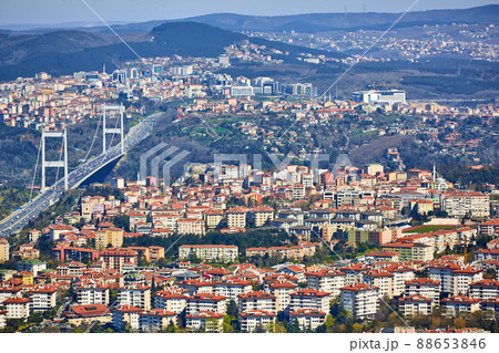Fatih Sultan Mehmet Bridge. Istanbul,Turkey Fatih Sultan Mehmet Bridge. Istanbul,Turkey 88653846