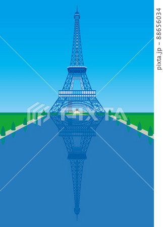 エッフェル塔 tour eiffel パリ paris トロカデロ庭園 エッフェル塔 tour eiffel パリ paris トロカデロ庭園 88656034