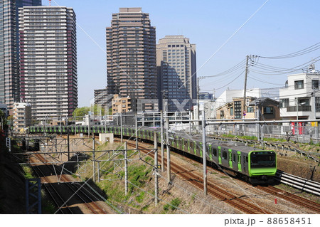 4月　品川458山手線内回り･白金桟道橋 88658451